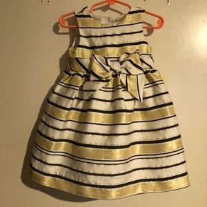 Janie & Jack Toddler Striped Dress sz 18-24 m